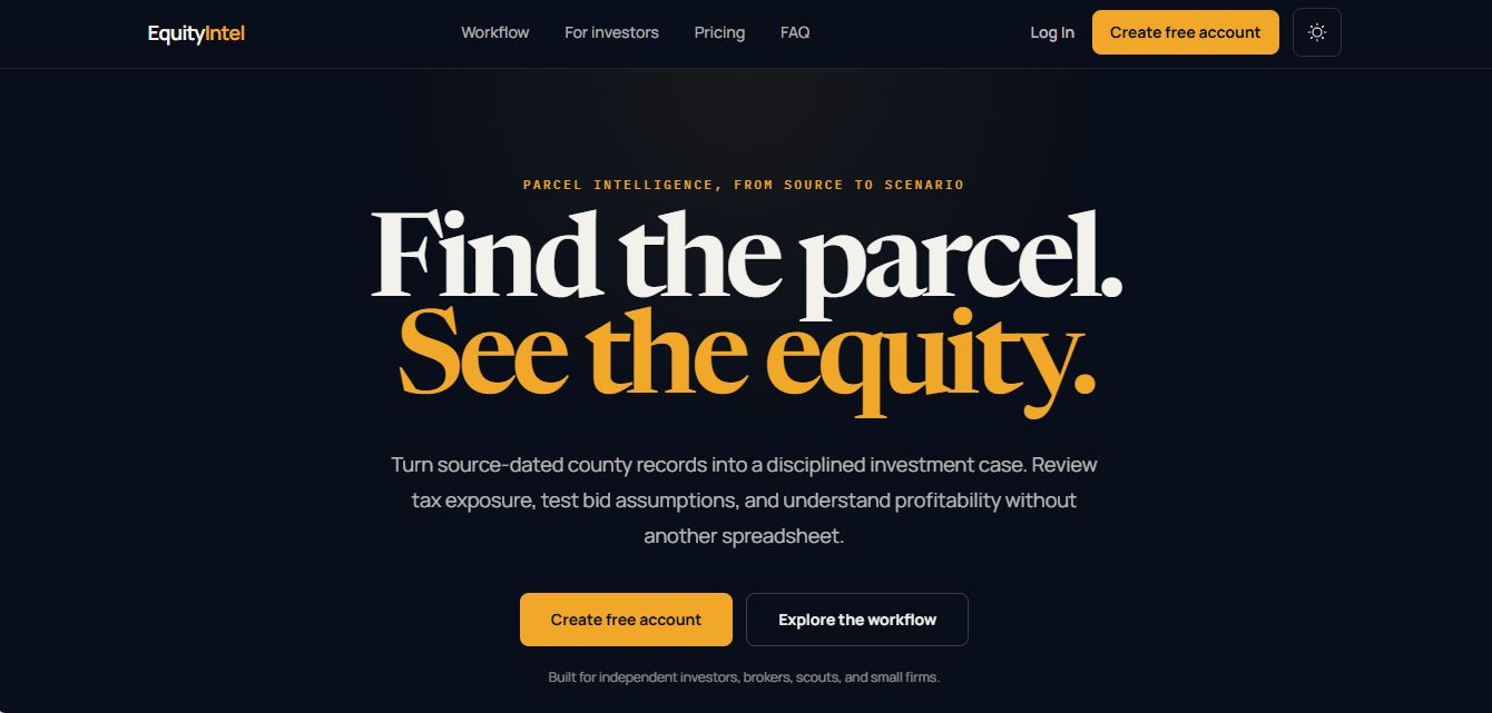 EquityIntel screenshot